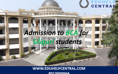 Admission to BCA for Siliguri students