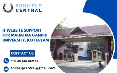 IT website support for MGU Kottayam