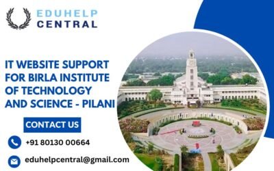 IT website support for BITS Pilani