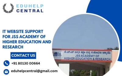 IT website support for JSS Academy Of Higher Education And Research