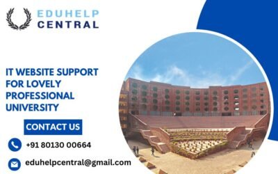 IT website support for Lovely Professional University