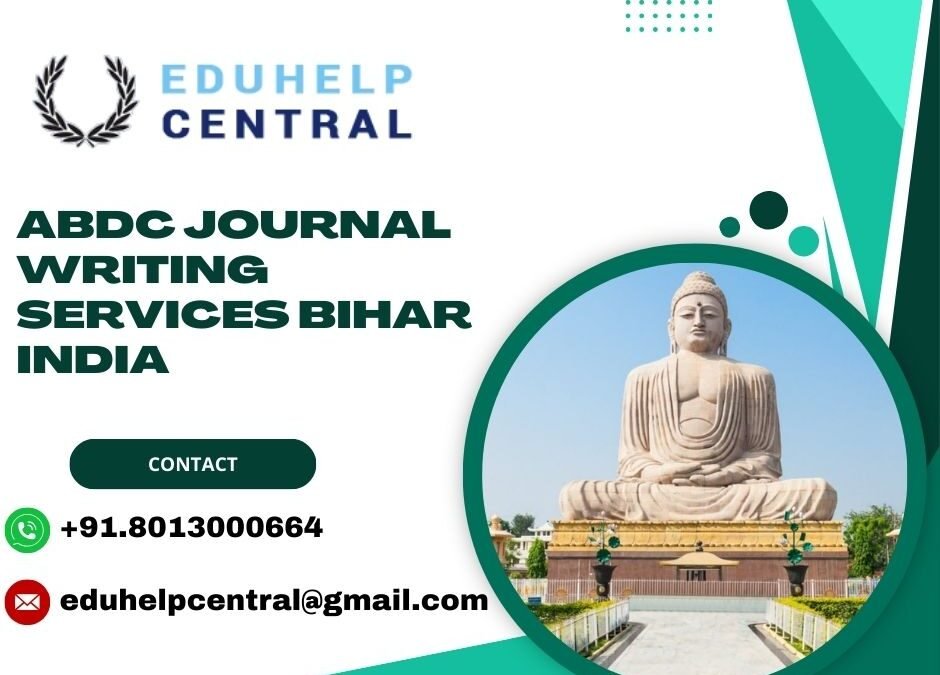 ABDC journal writing services Bihar India