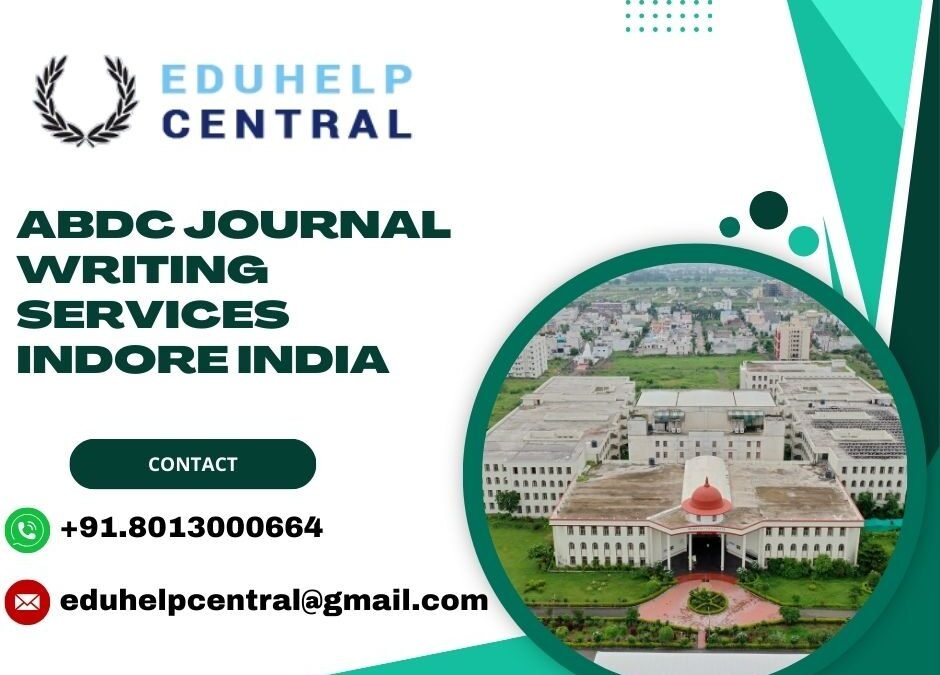 ABDC journal writing services Indore India