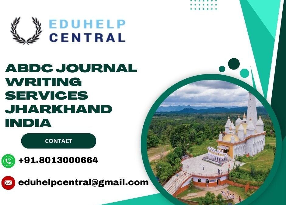 ABDC journal writing services Jharkhand India