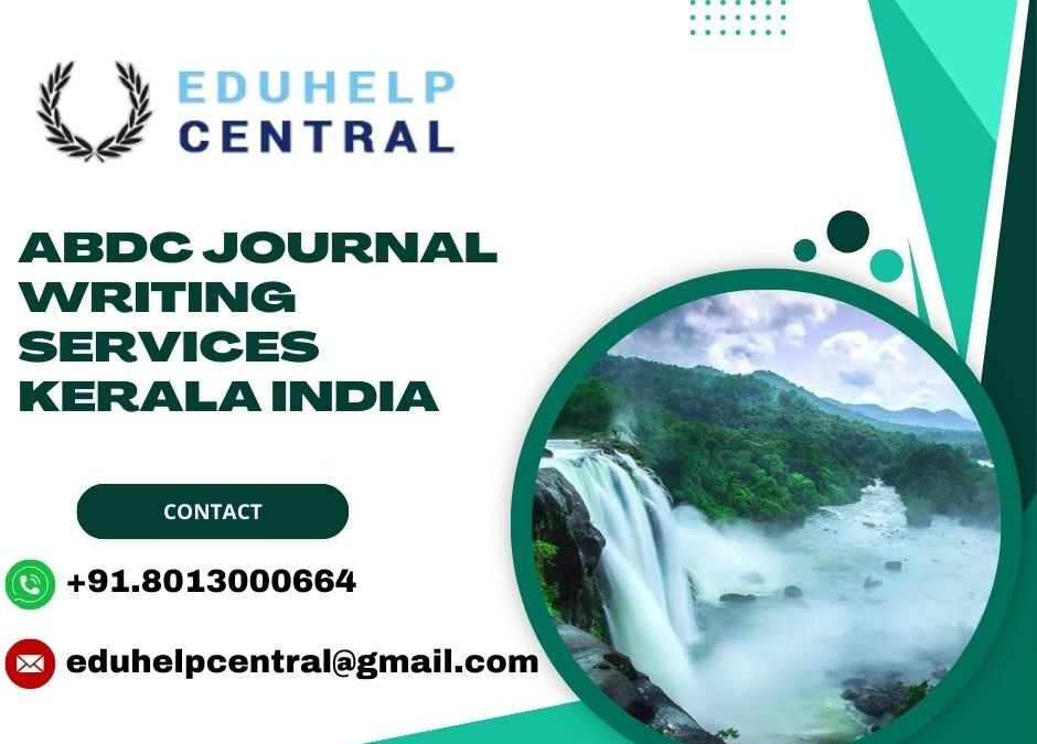 ABDC journal writing services Kerala India