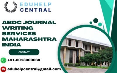 ABDC journal writing services Maharashtra India