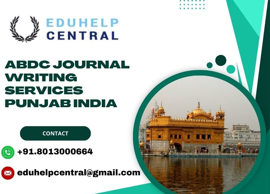 ABDC journal writing services Punjab India