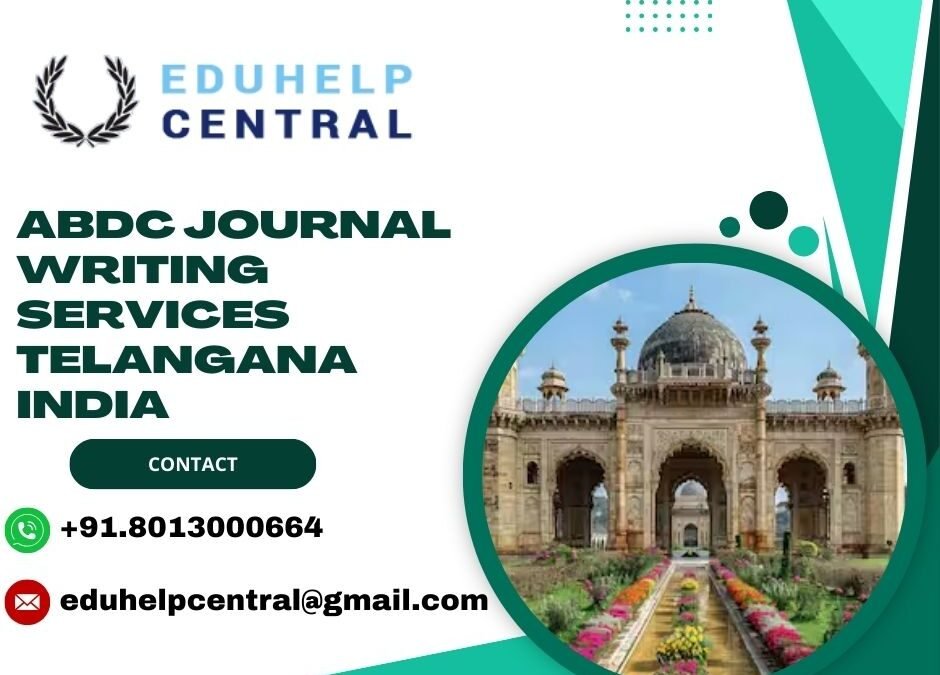 ABDC journal writing services Telangana India