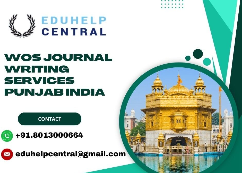 WOS journal writing services Punjab India