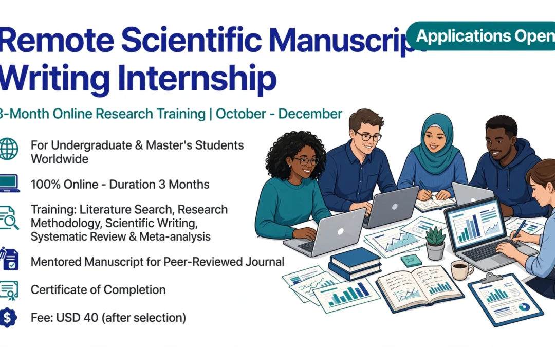 Remote Scientific Manuscript Writing Internship