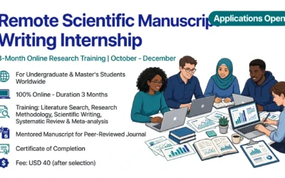 Remote Scientific Manuscript Writing Internship