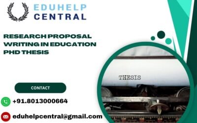 Research proposal writing in Education PhD Thesis