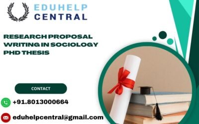 Research proposal writing in Sociology PhD Thesis
