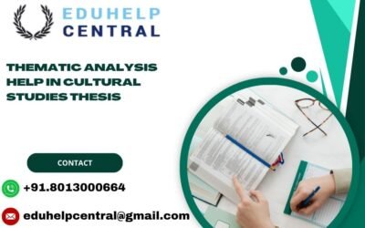Thematic analysis help in Cultural studies thesis