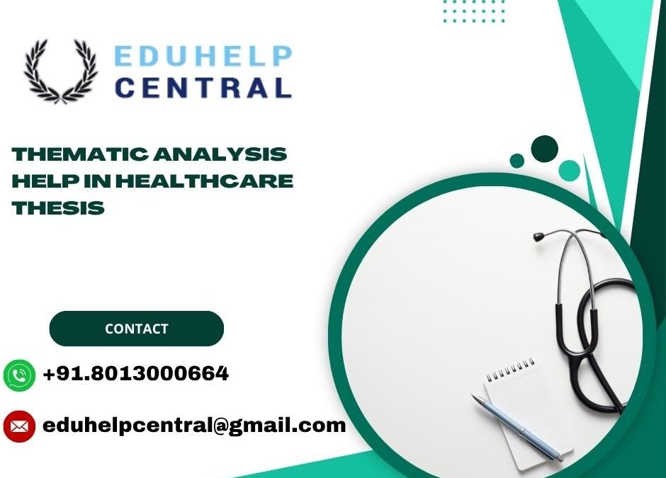 Thematic analysis help in Healthcare thesis