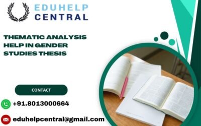 Thematic analysis help in gender studies thesis