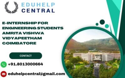 e-internship for engineering students Amrita Vishwa Vidyapeetham Coimbatore