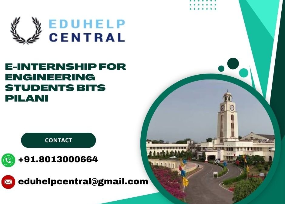 e-internship for engineering students BITS Pilani