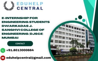 e-internship for engineering students Dwarkadas J. Sanghvi College of Engineering (DJSCE) Mumbai