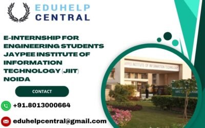 e-internship for engineering students Jaypee Institute of Information Technology (JIIT) Noida