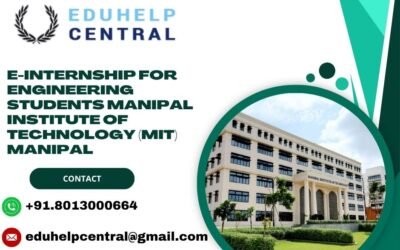 e-internship for engineering students Manipal Institute of Technology (MIT) Manipal