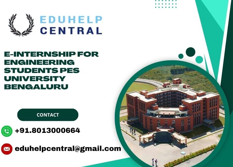 e-internship for engineering students PES University Bengaluru