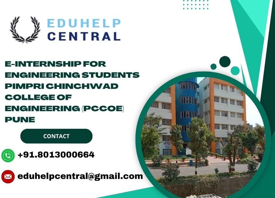 e-internship for engineering students Pimpri Chinchwad College of Engineering (PCCOE) Pune