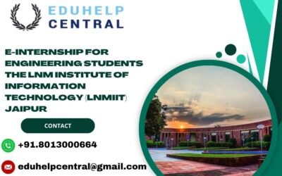 e-internship for engineering students The LNM Institute of Information Technology (LNMIIT) Jaipur