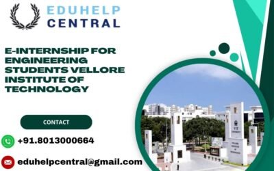 e-internship for engineering students Vellore Institute of Technology