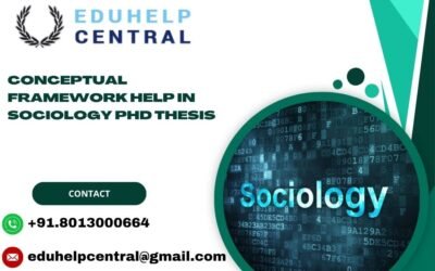 Conceptual framework help in Sociology PhD Thesis