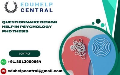 Questionnaire design help in Psychology PhD thesis