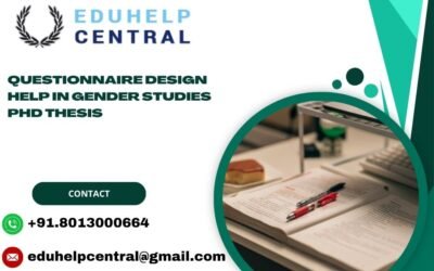 Questionnaire design help in gender studies PhD thesis