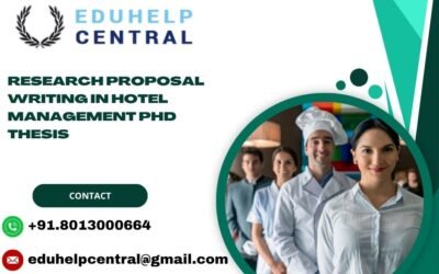 Research proposal writing in hotel management PhD Thesis