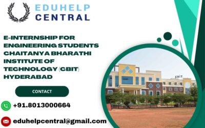 e-internship for engineering students Chaitanya Bharathi Institute of Technology (CBIT) Hyderabad