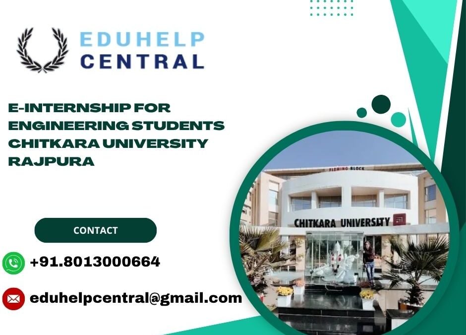 e-internship for engineering students Chitkara University Rajpura