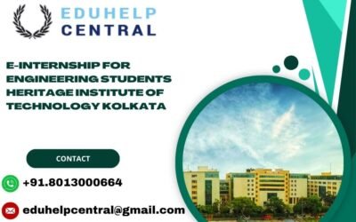 e-internship for engineering students Heritage Institute of Technology Kolkata