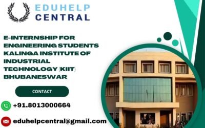 e-internship for engineering students Kalinga Institute of Industrial Technology (KIIT) Bhubaneswar