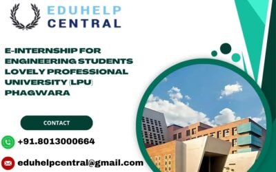 e-internship for engineering students Lovely Professional University (LPU) Phagwara