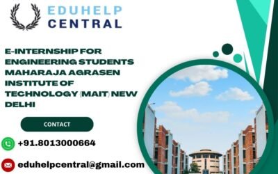 e-internship for engineering students Maharaja Agrasen Institute of Technology (MAIT) New Delhi