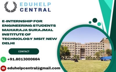 e-internship for engineering students Maharaja Surajmal Institute of Technology (MSIT) New Delhi