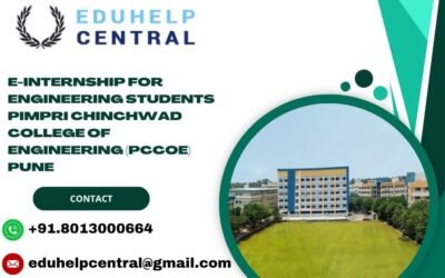 e-internship for engineering students Pimpri Chinchwad College of Engineering (PCCOE) Pune