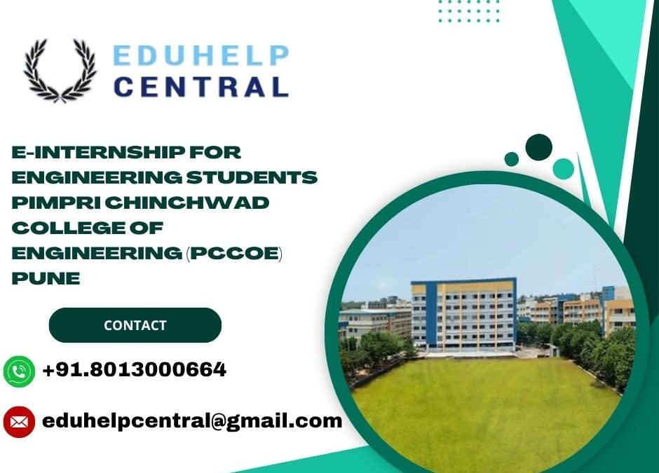 e-internship for engineering students Pimpri Chinchwad College of Engineering (PCCOE) Pune